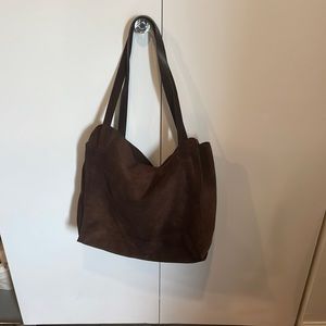 BN DKNY Vintage brown suede bag